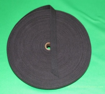 13mm(1/2'') wide standard weight Unbleached 100% cotton twill webbing tape is supplied in units of 50m